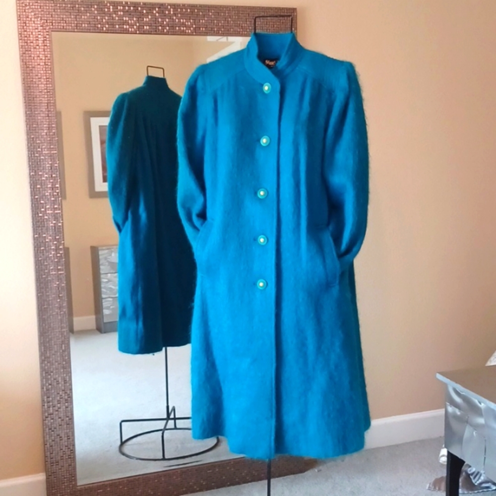 Winter wool overcoat